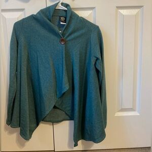 Bobeau One Button Cardigan Sweater Women's XS Petite